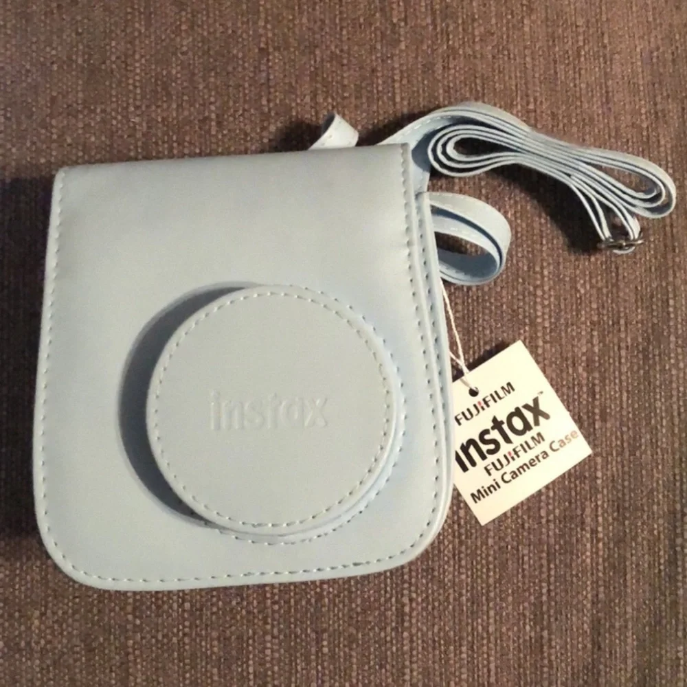 Fujifilm Light Blue Instax Mini Camera Case Crossbody